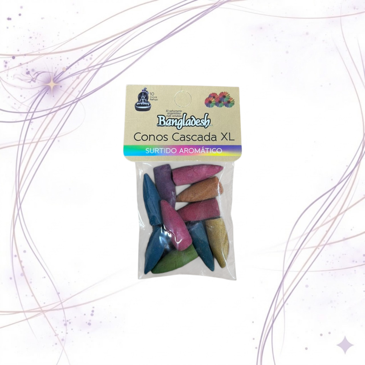 CONO CASCADA X10 XL SURTIDO