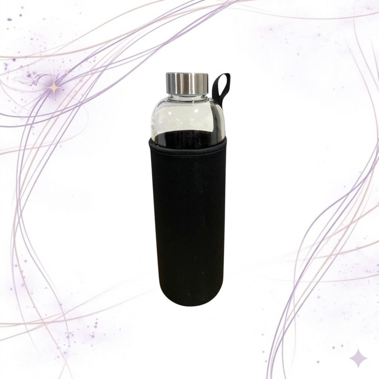 BOTELLA VIDRIO CON FUNDA