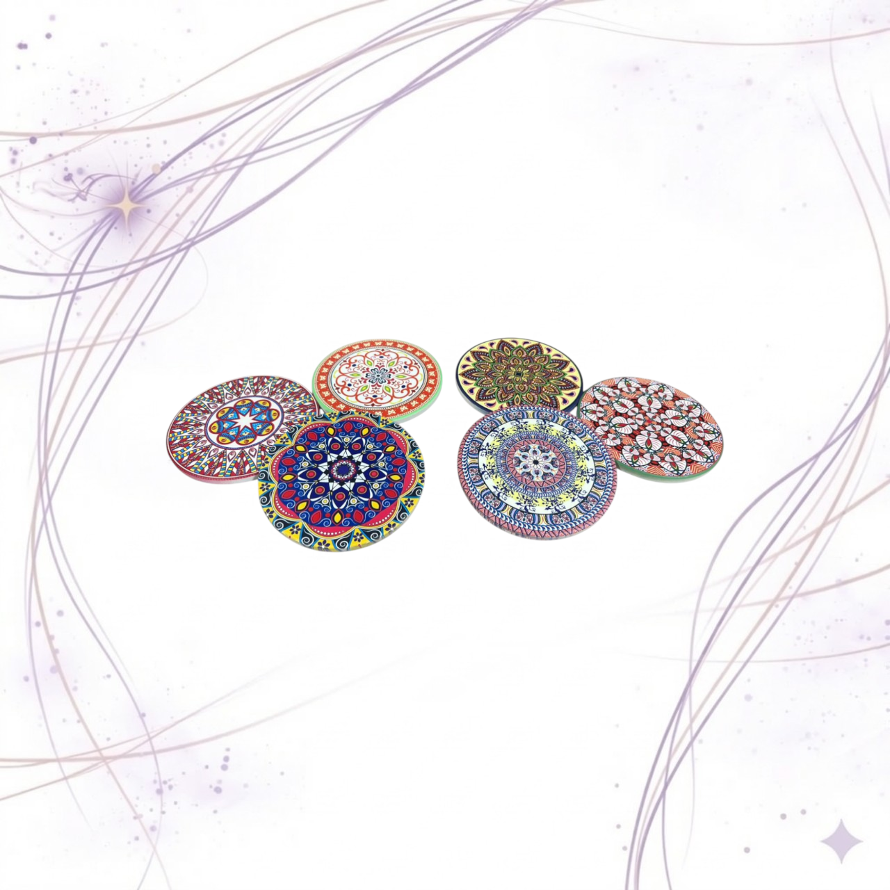 POSA VASOS MANDALA