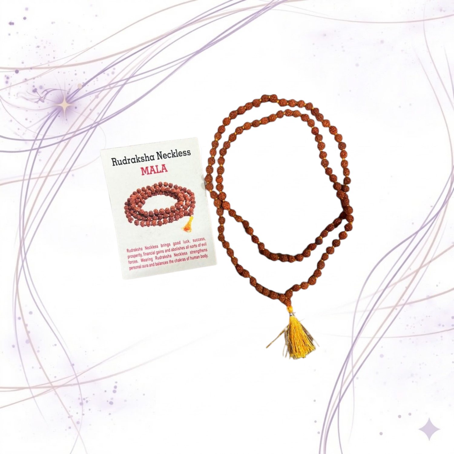 COLLAR RUDRAKSHA