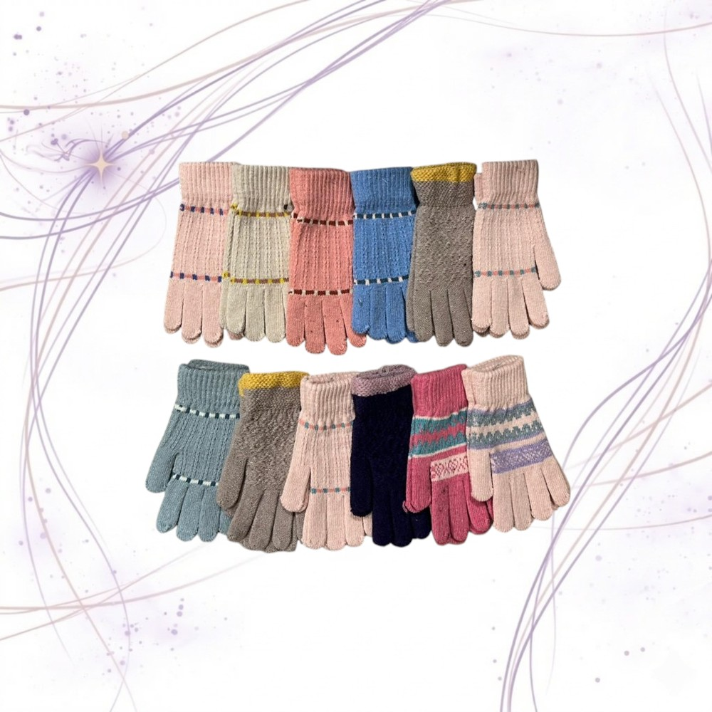 GUANTES LANA X12 UNIDADES