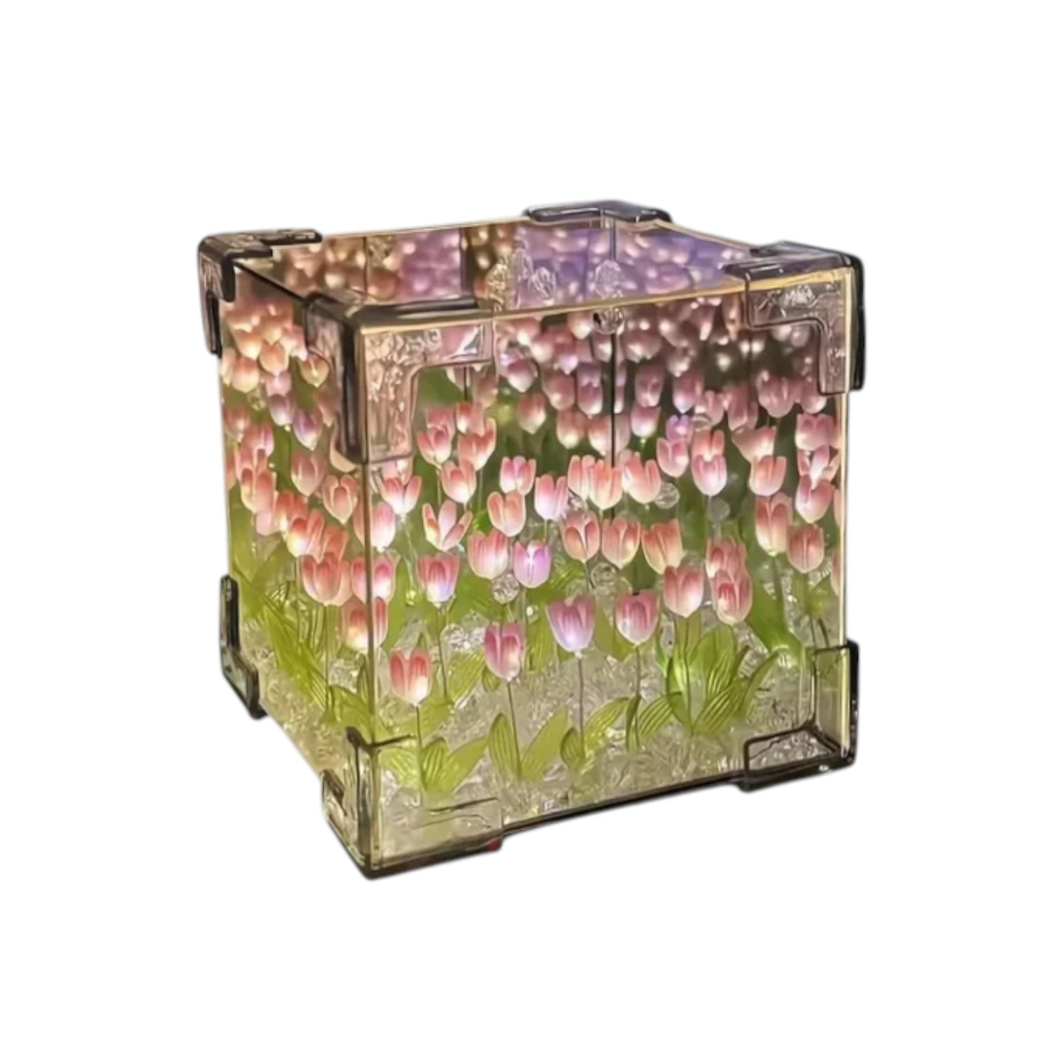CUBO SORPRESA TULIPANES