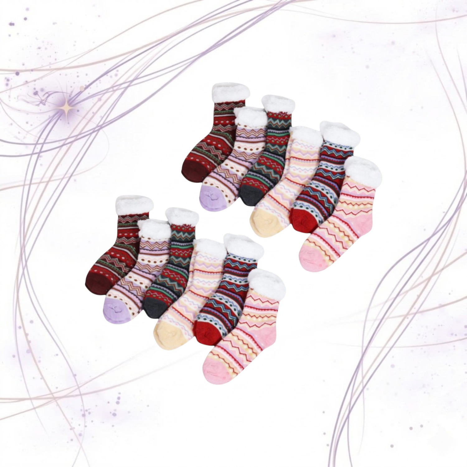 PANTUMEDIAS COLORES SURTIDOS X12