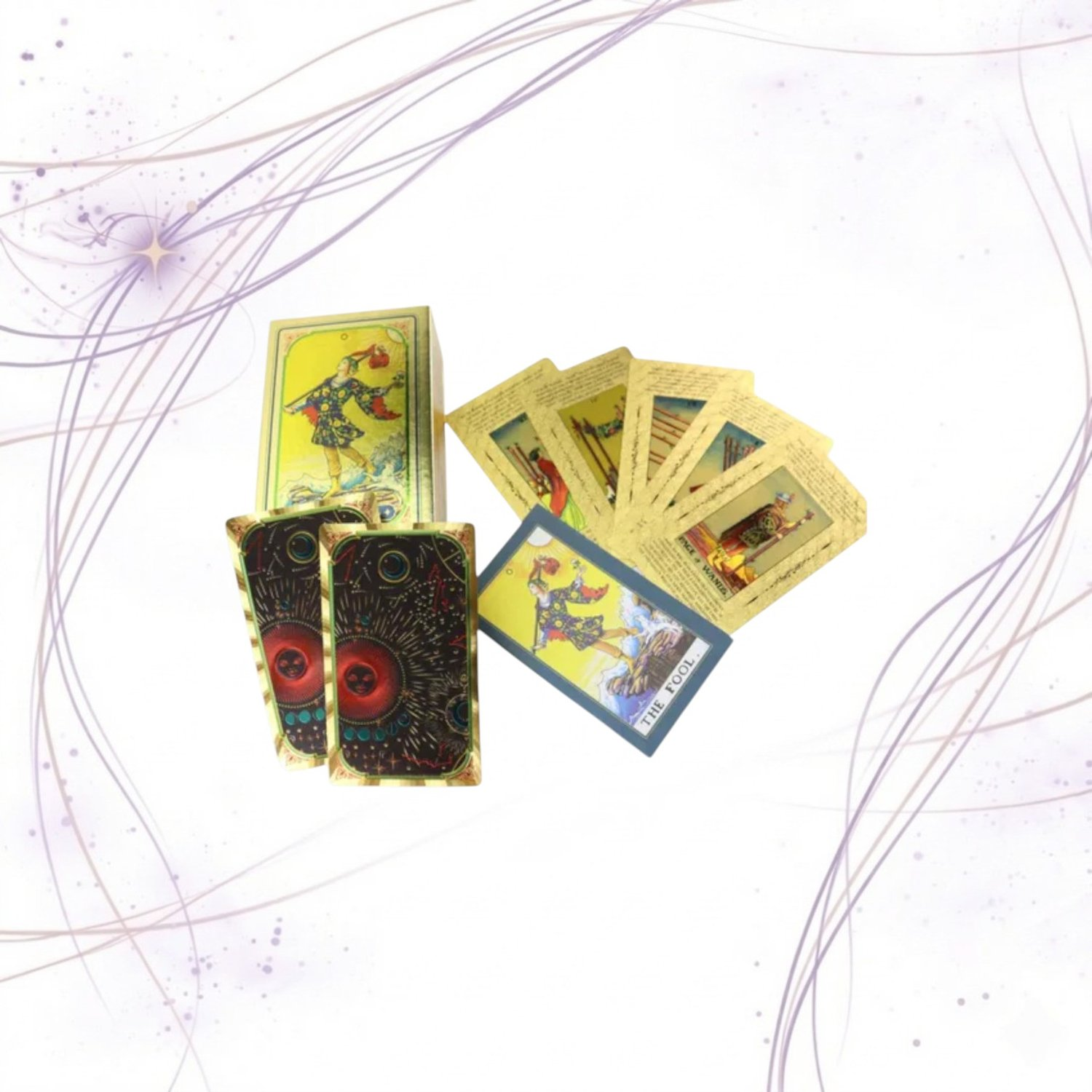  TAROT DORADO RIDER WAITE PREMIUM MT-201