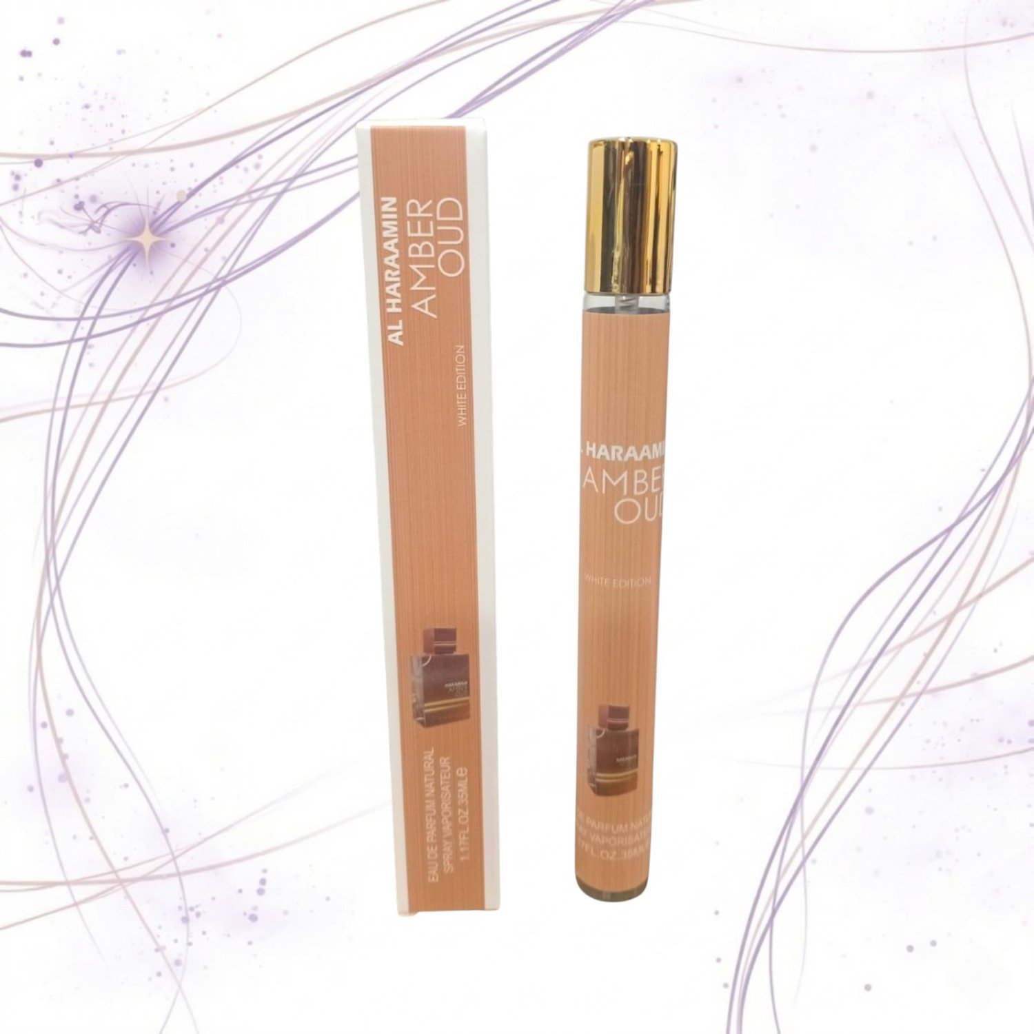 PERFUME AL HARAAMIN AMBER OUD WHITE EDITION 35ML