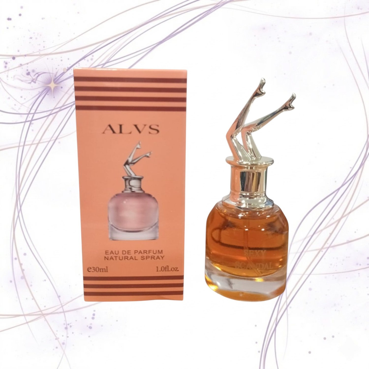 PERFUME ALVS EAU DE PARFUM NATURAL SPRAY SEXY SCANDAL PIERNAS 30ML