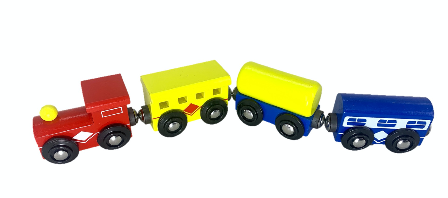 MT08737 TRENCITO MAGNÉTICO CON 4 VAGONES 2007505087374