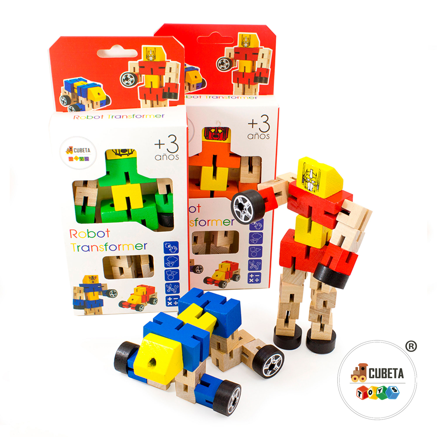 MT08809 ROBOT TRANSFORMER CON RUEDAS 2007505088098