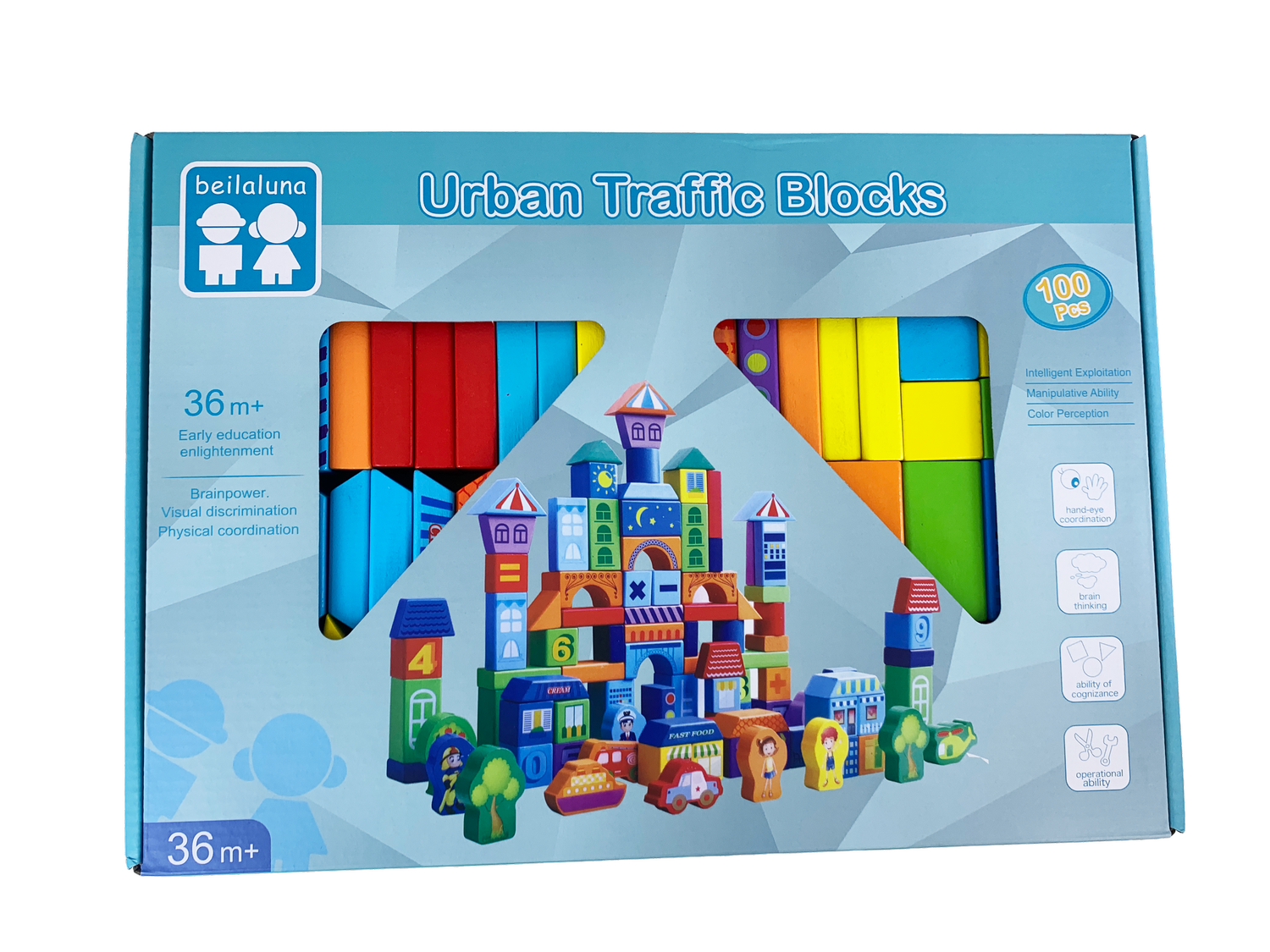 MT08965 BLOQUES CIUDAD 100 PCS 2007505089651