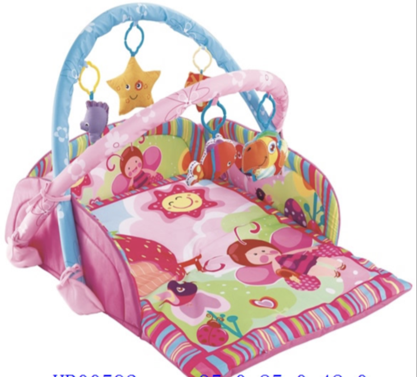 MT09425 GIMNASIO PARA BEBE CAMA ROSA 2007505094259