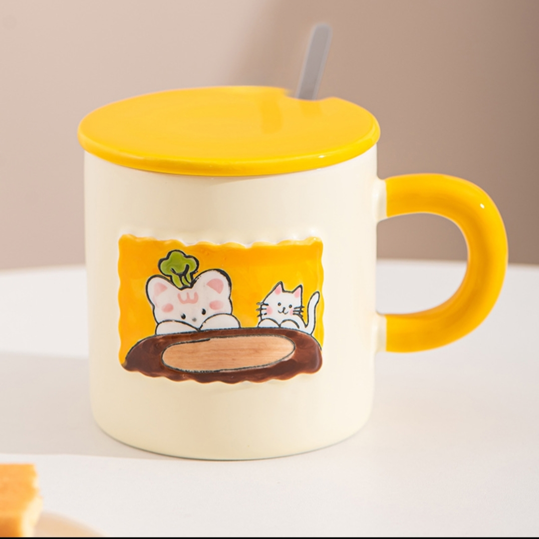 MT09978 TAZA CERAMICA GATO COCINERO 4