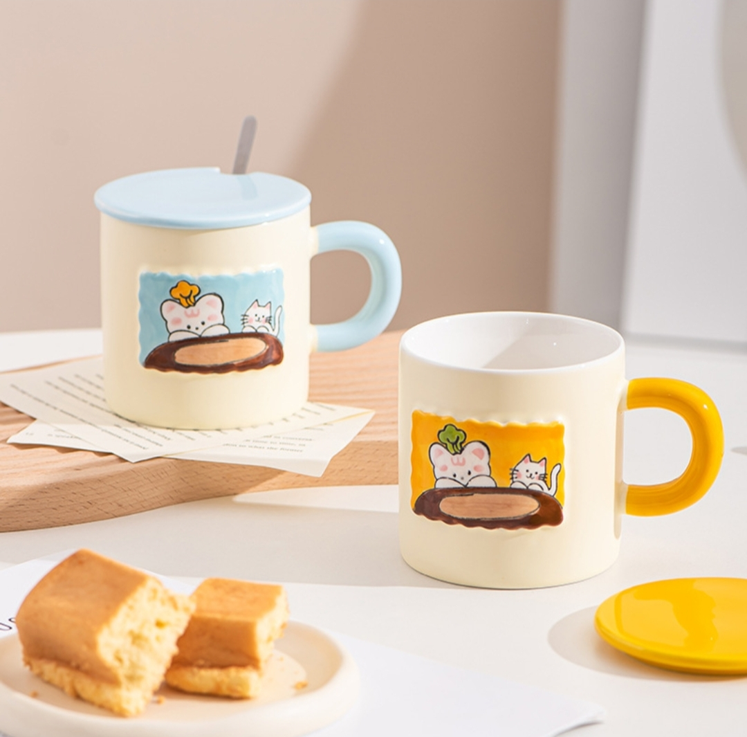 MT09978 TAZA CERAMICA GATO COCINERO 2