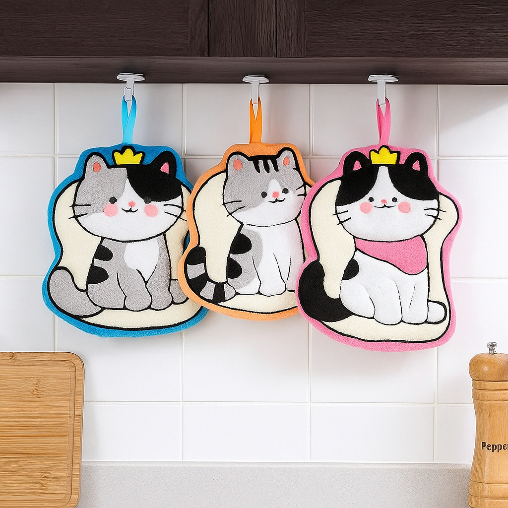 A0676 TOALLA DE MANO CON FORMA DE GATO