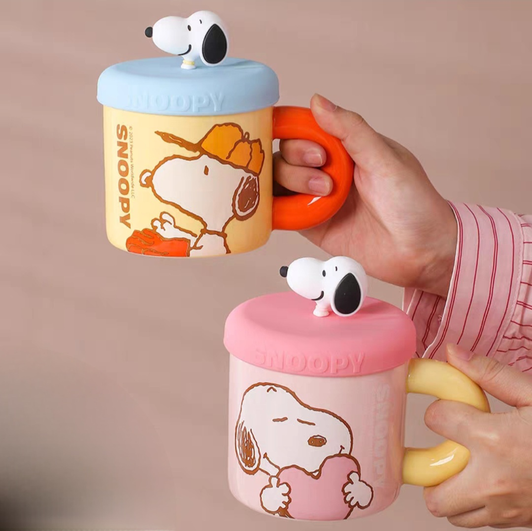 AA1030 TAZA CERMICA AMARILLO PERRITO
