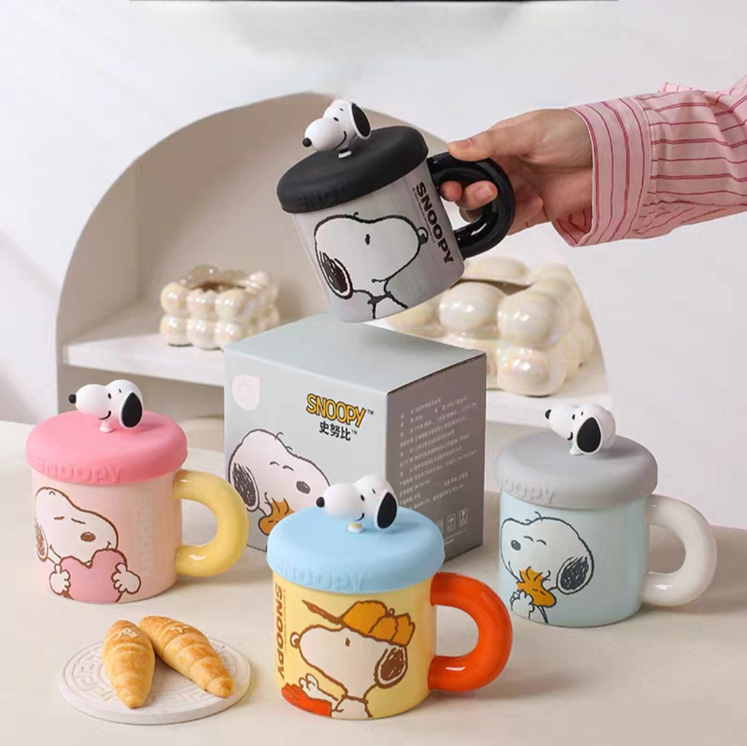 AA1030 TAZA CERMICA AMARILLO PERRITO 3