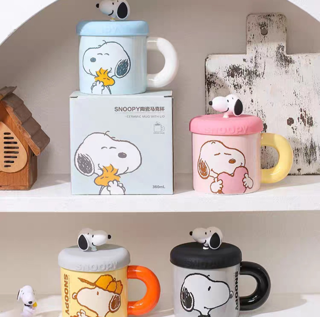 AA1030 TAZA CERMICA AMARILLO PERRITO 4