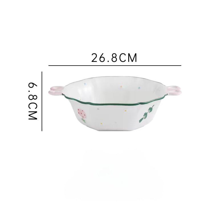 AA2439 BOWL CERAMICA 10" CON 2 ASAS GARDEN 3