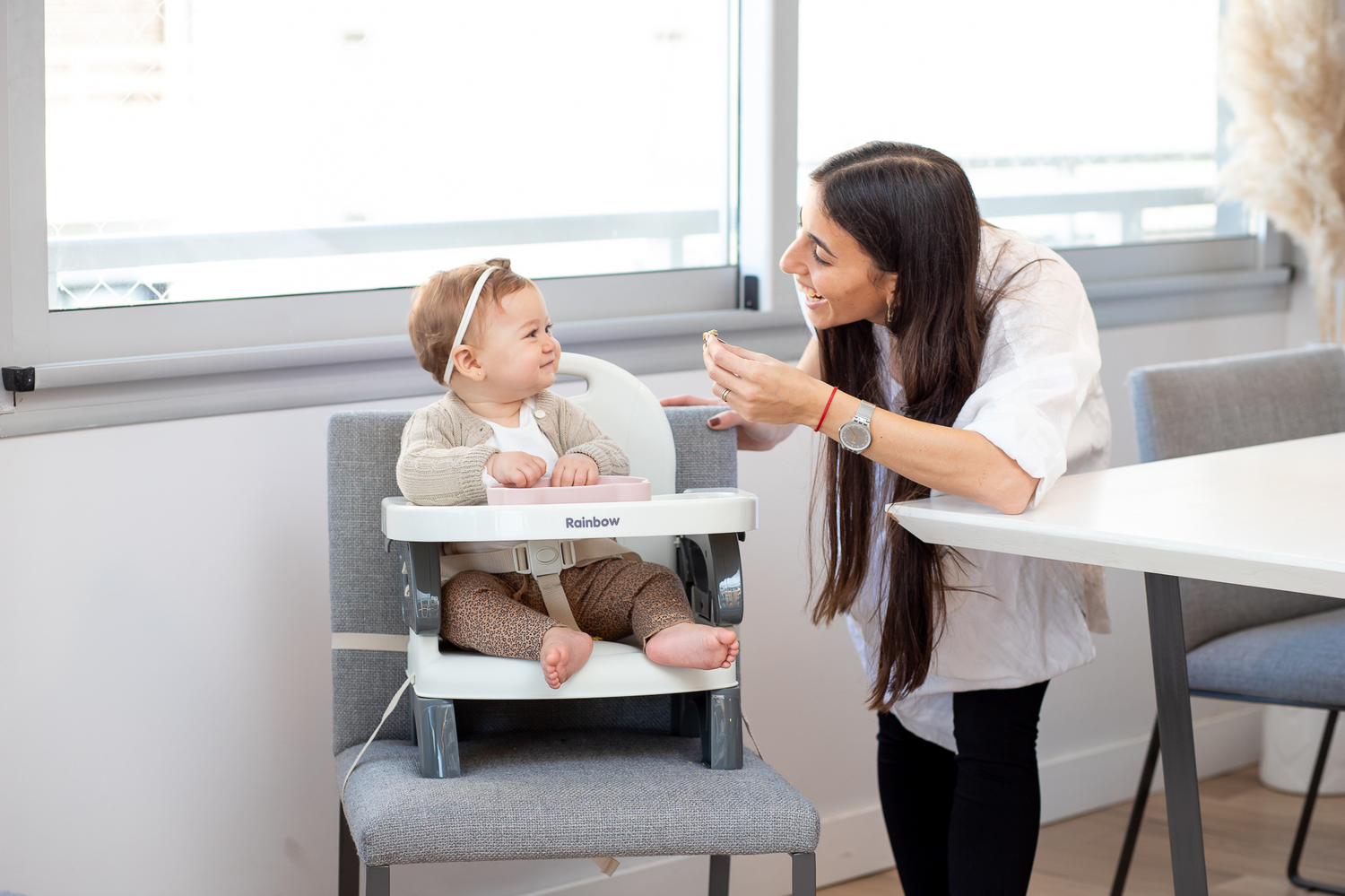 Silla De Comer Booster De Mesa Plegable Rubi