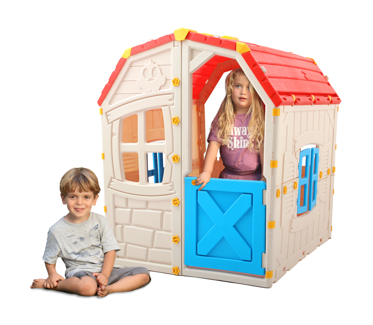 Casa infantil HAPPY Rojo