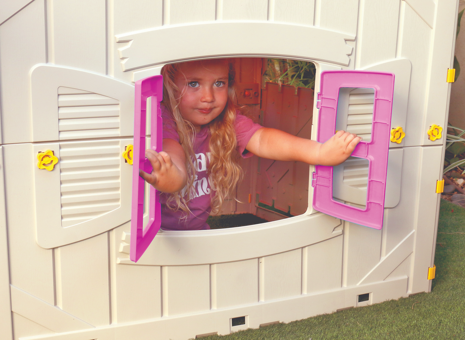 Casa infantil HAPPY Rosa