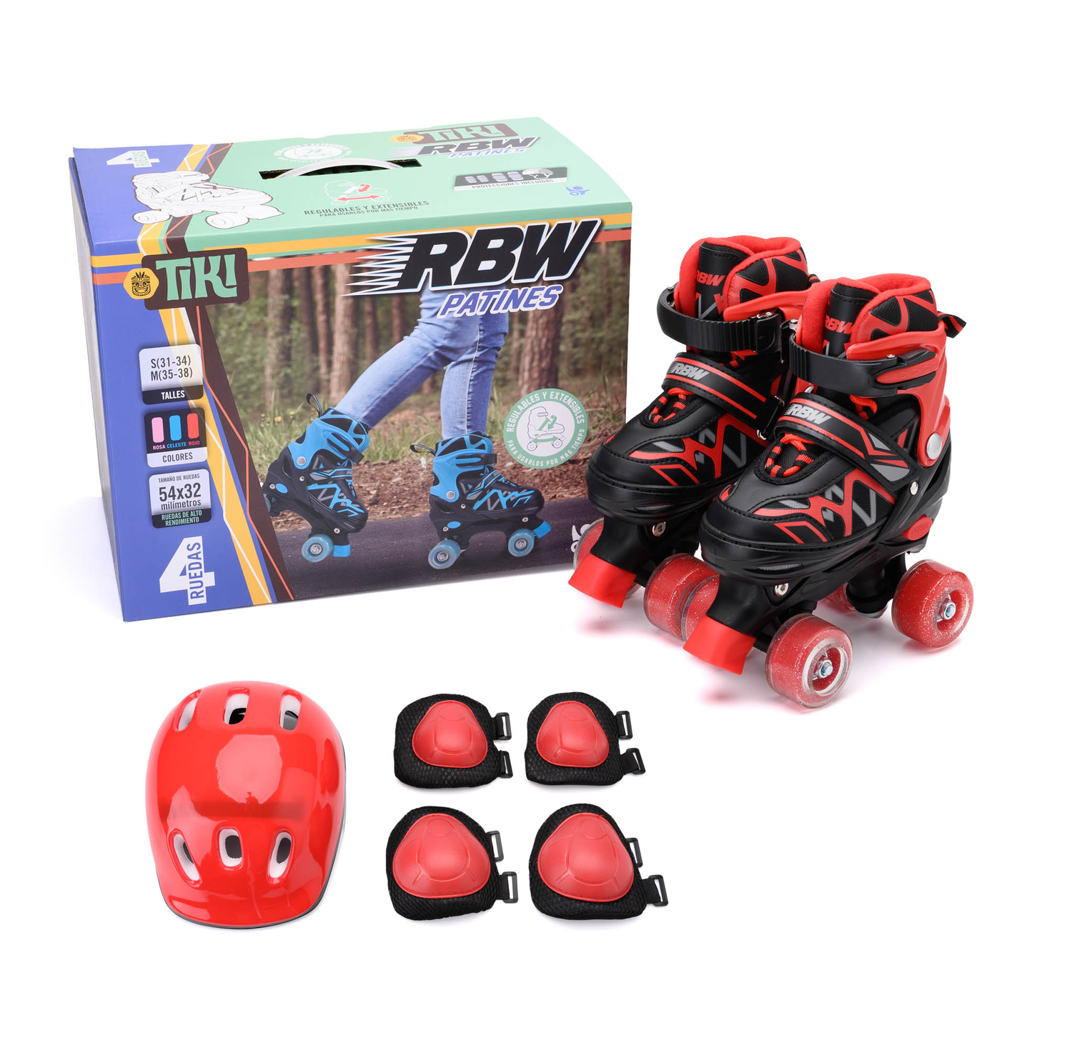 Patin extensible RBW con protecciones