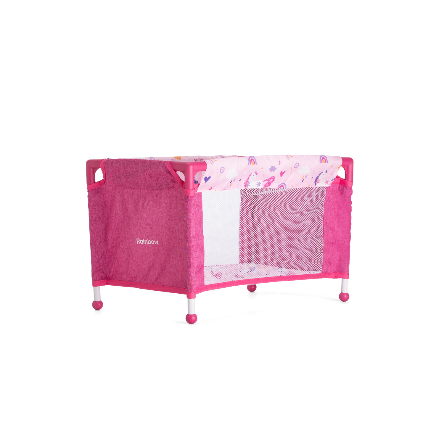 Set coche muñeca, cuna, silla de comer