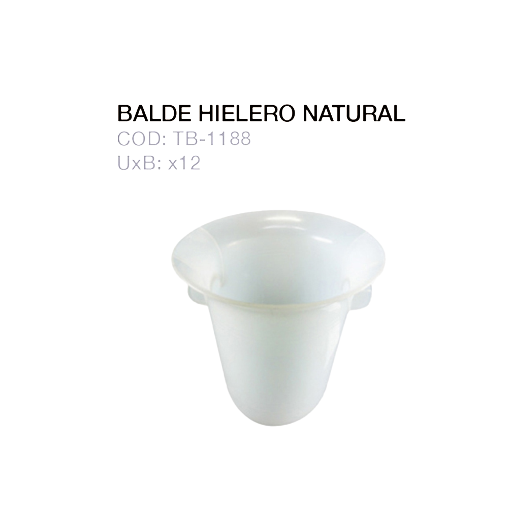 Balde Hielero Natural