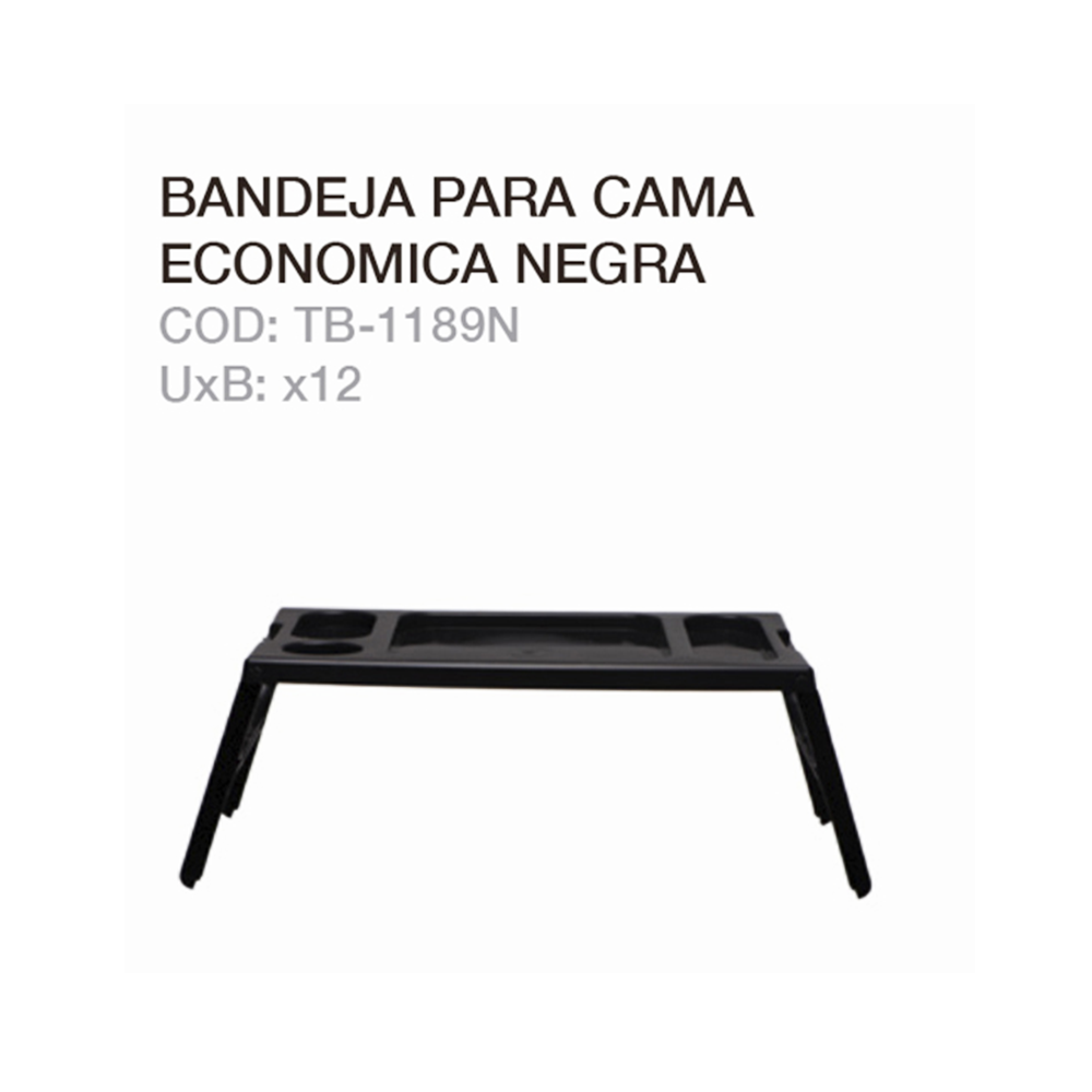 Bandeja Para Cama Economica Negra