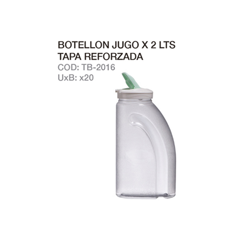 Botellon Jugo X 1.5 Lts Tapa Reforzada
