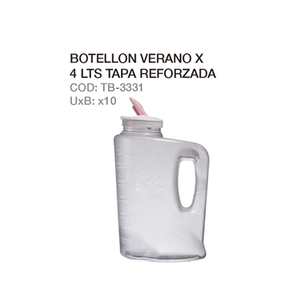 Botellon Verano X 3lts Tapa Reforzada