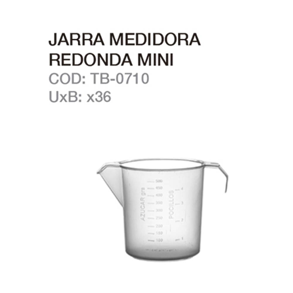 Jarra Medidora Redonda Mini