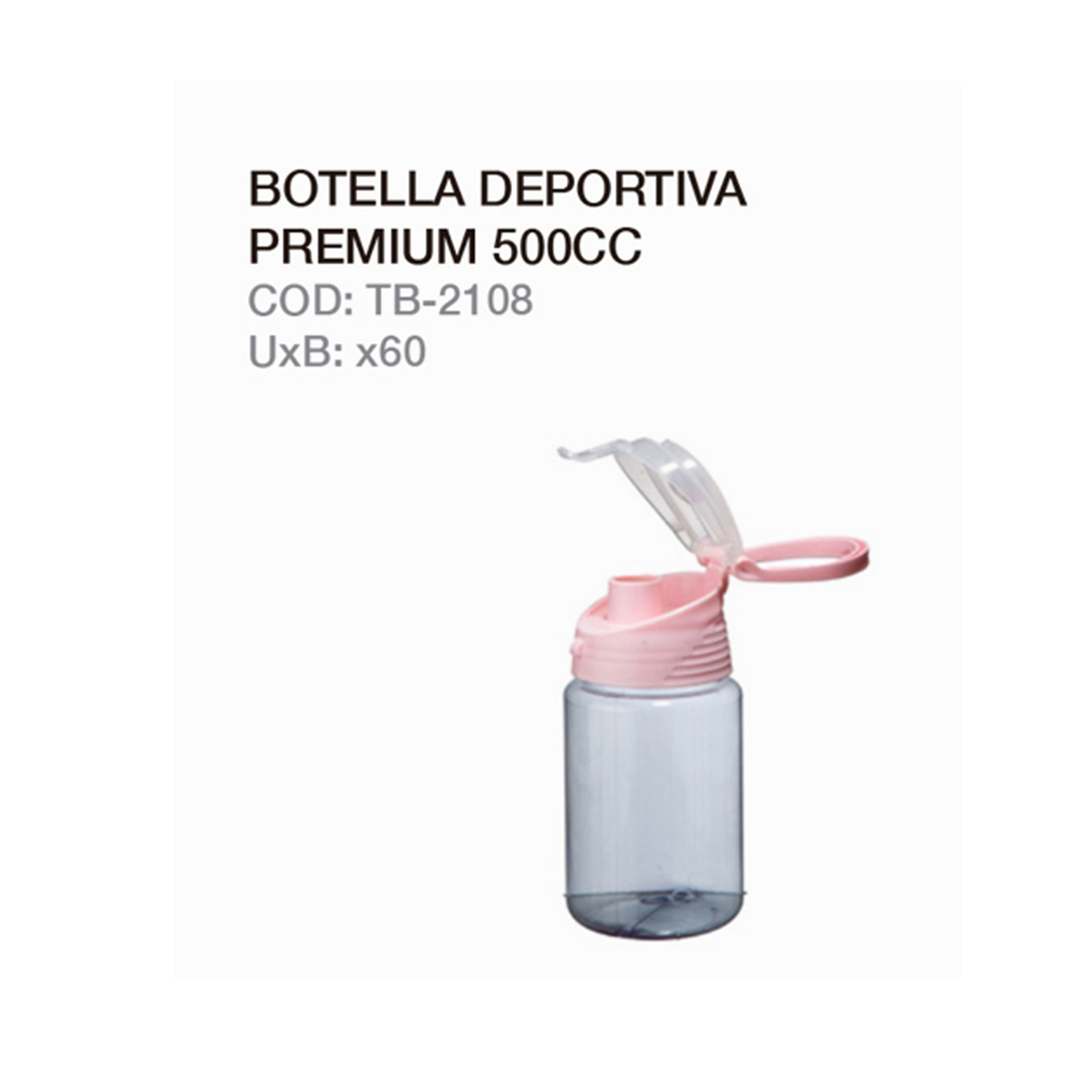 Botella Deportiva Premium 500cc