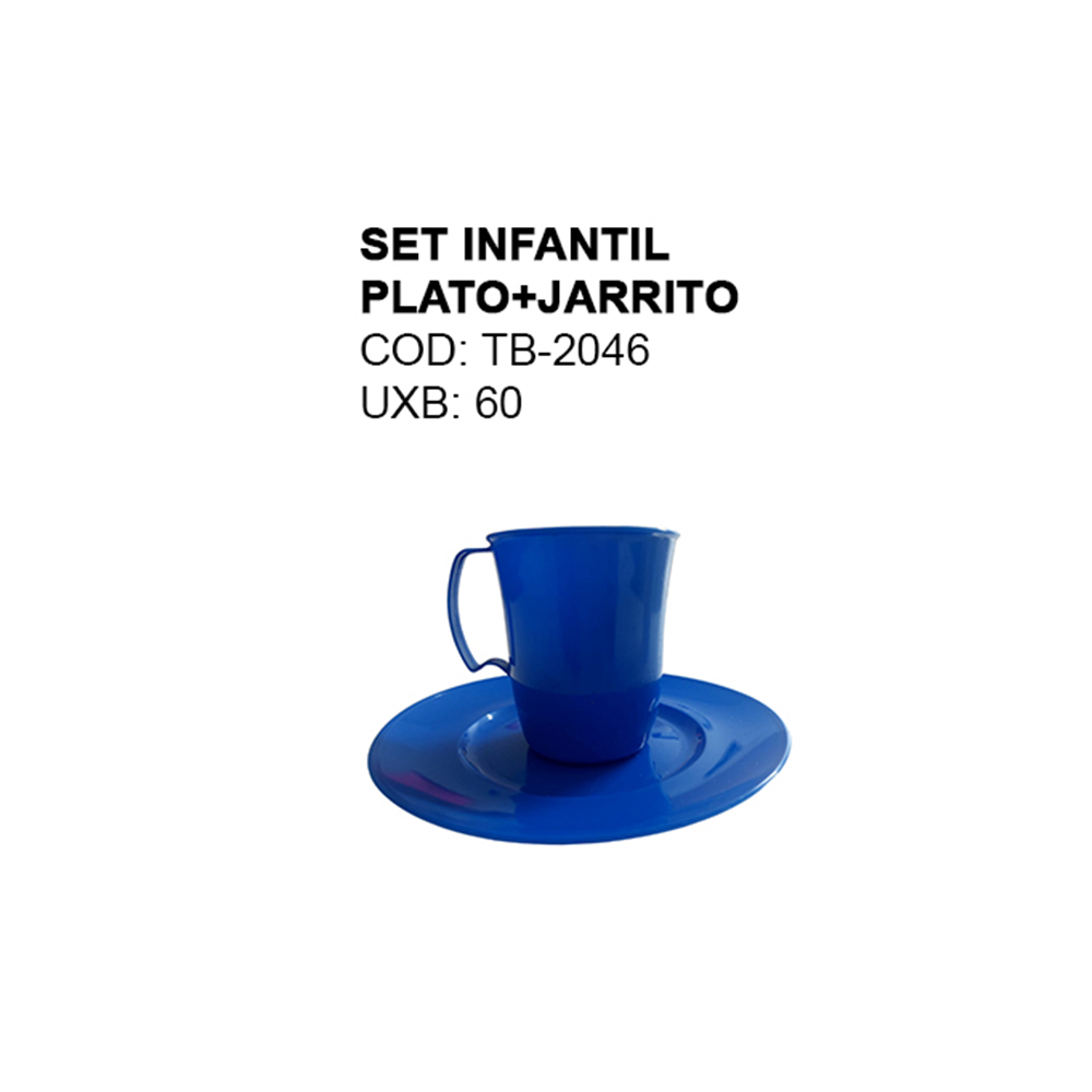 Set Infantil Plato + Jarrito