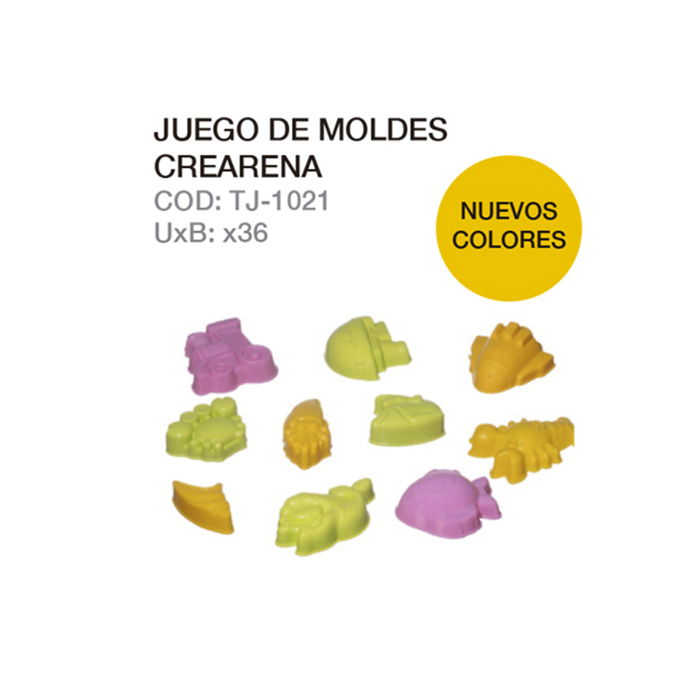 Juego De Moldes Crearena