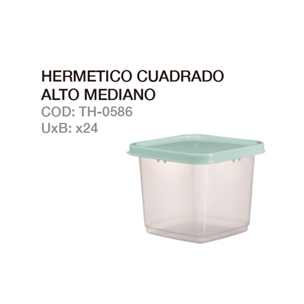Hermetico Cuadrado Alto Mediano