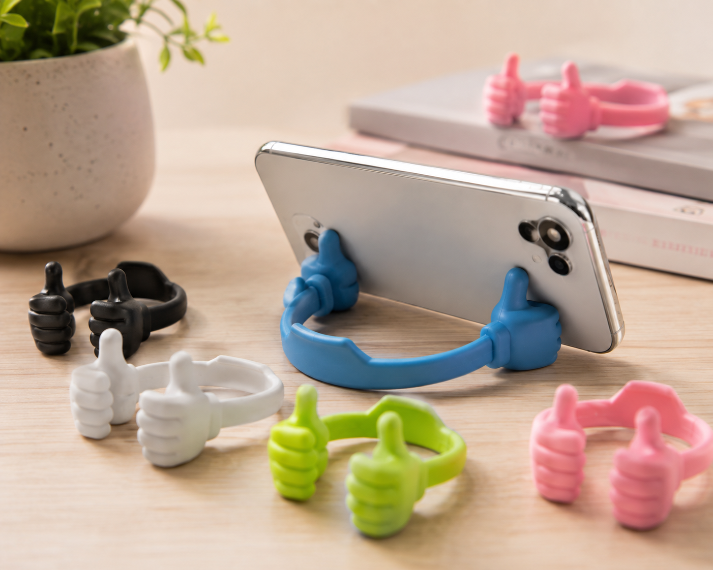 Manitos Soporte Apoya Celular/Tablet