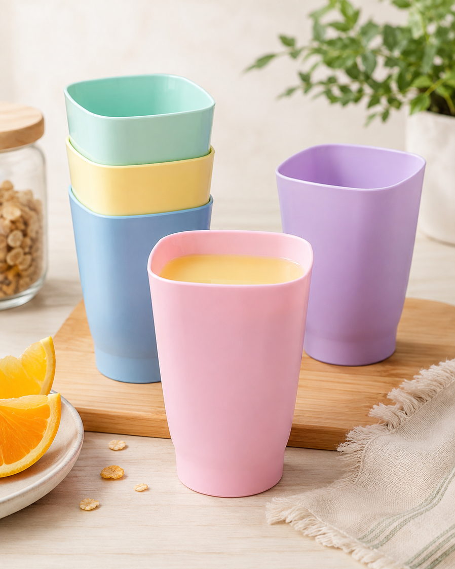 Vaso Pastel Square