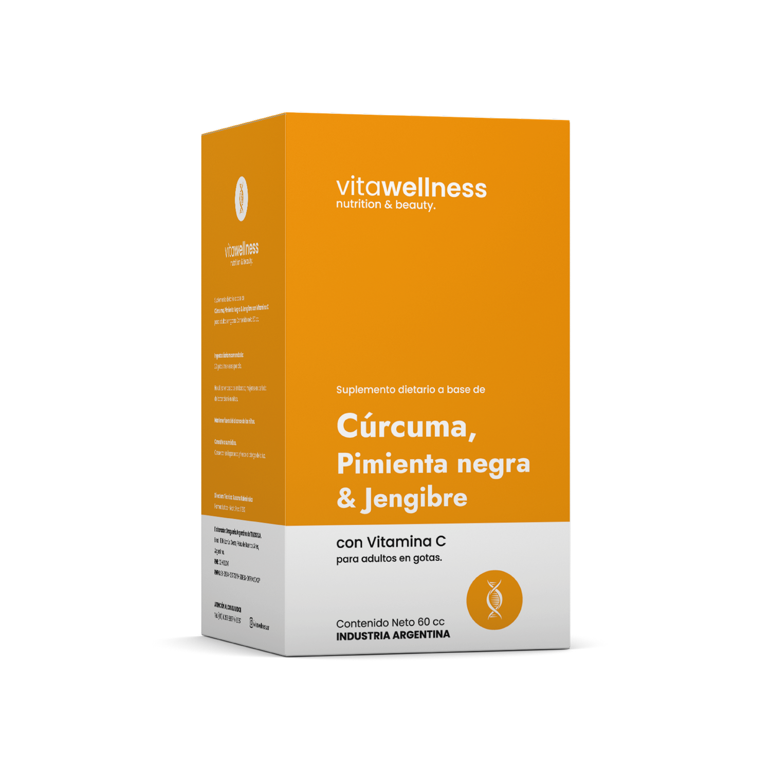 CURCUMA, JENGIBRE, PIMIENTA NEGRA & VIT C