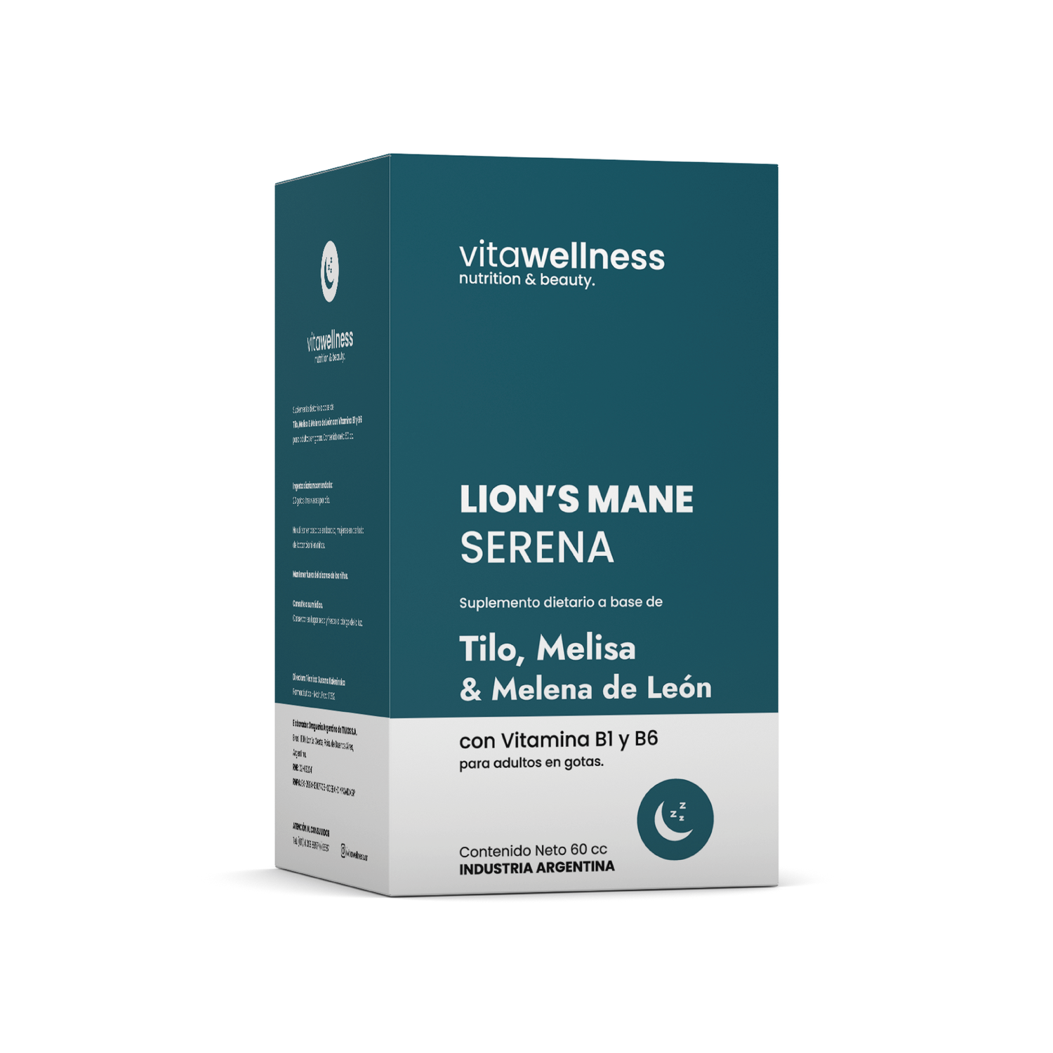LION'S MANE SERENA MELENA DE LEON, TILO, MELISA, VIT B6 y B1