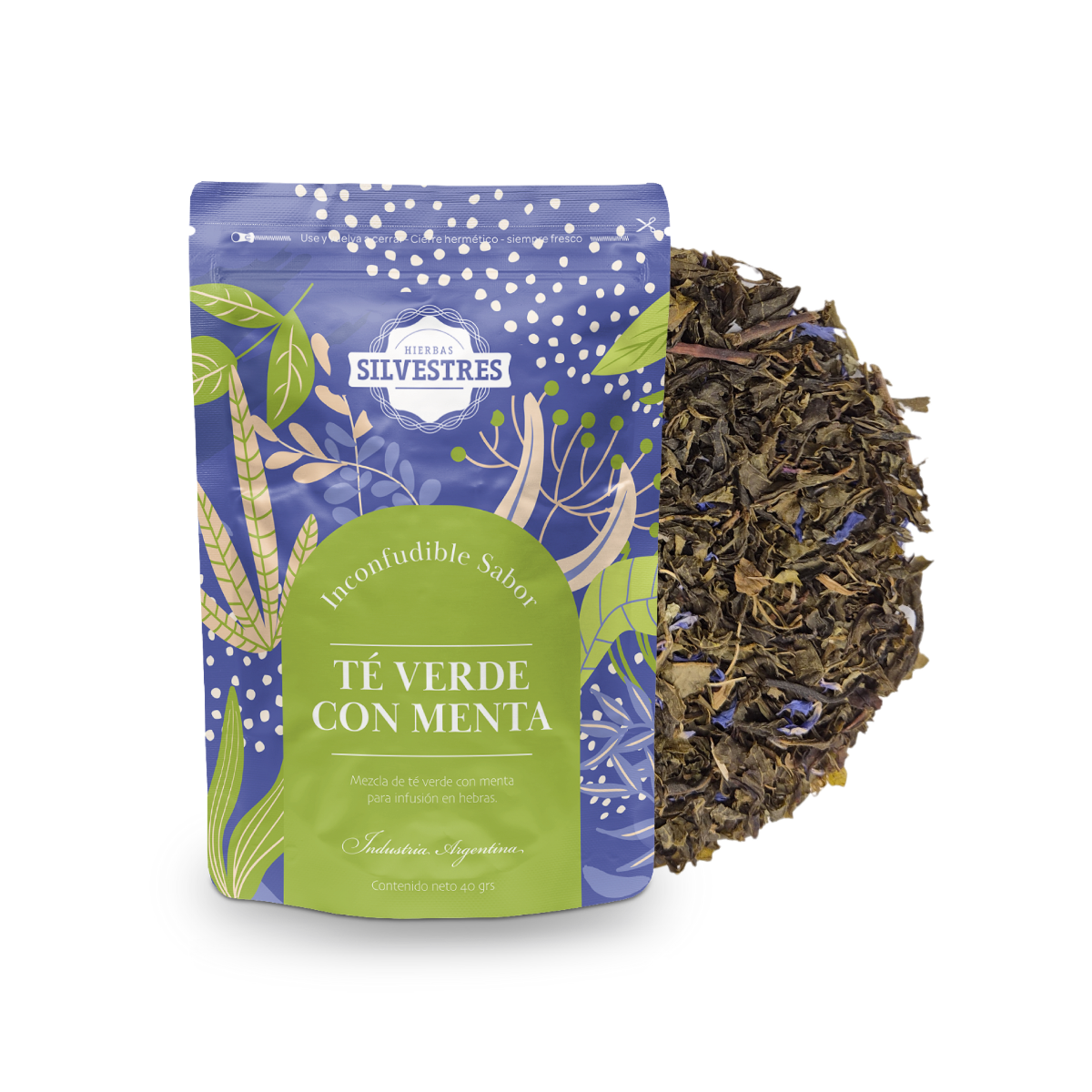 TE VERDE CON MENTA X 40 G DOYPACK