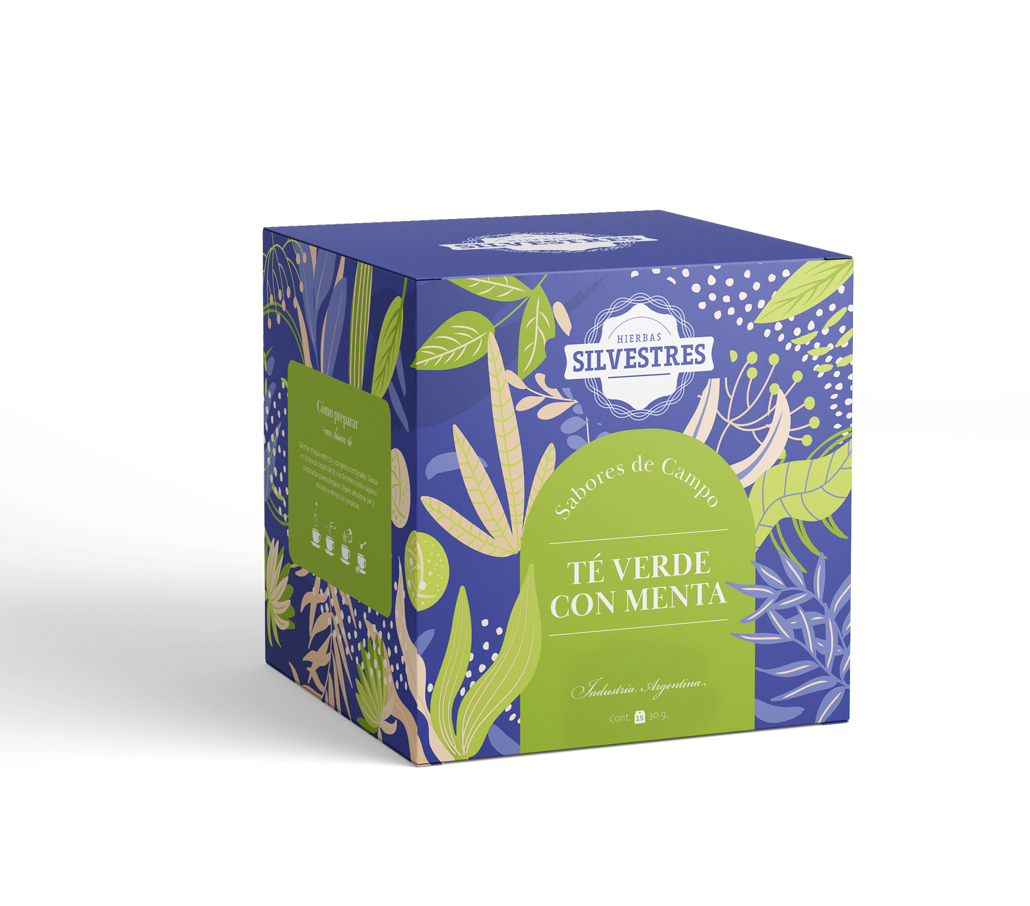 TE VERDE ORGANICO CON MENTA X 15 SAQUITOS