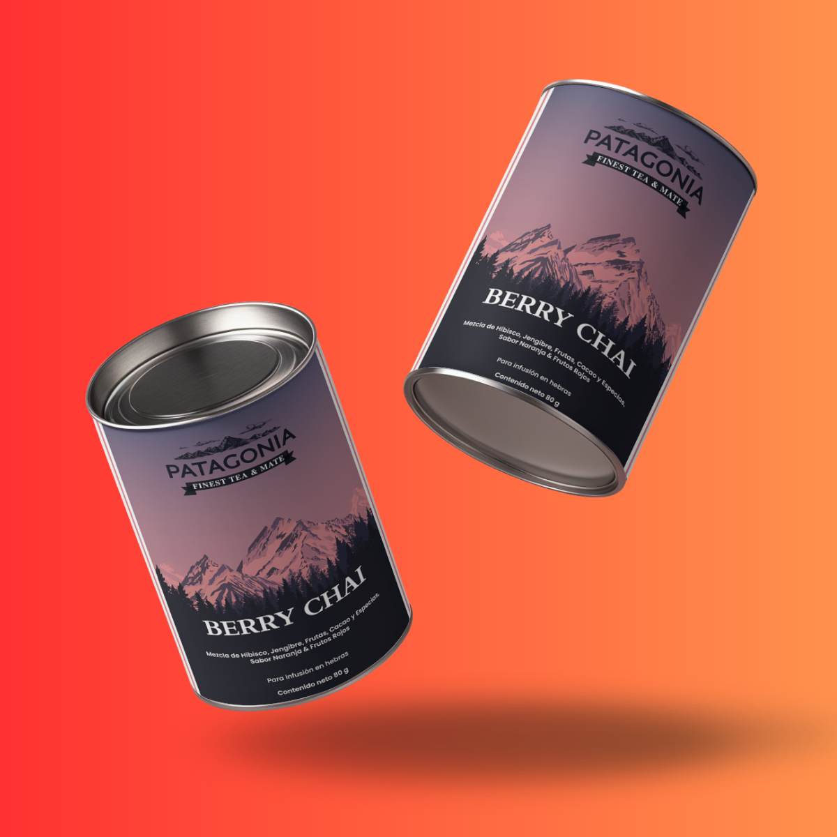 BERRY CHAI LATA X 80 G PATAGONIA