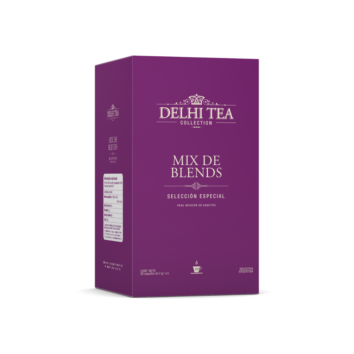 MIX SELECCION DE BLENDS X 30 SAQUITOS DELHI TEA