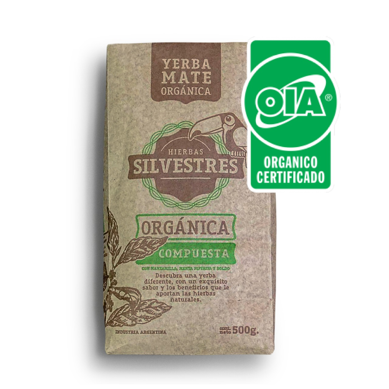 YERBA ORGANICA COMPUESTA X 500 G HIERBAS SILVESTRES