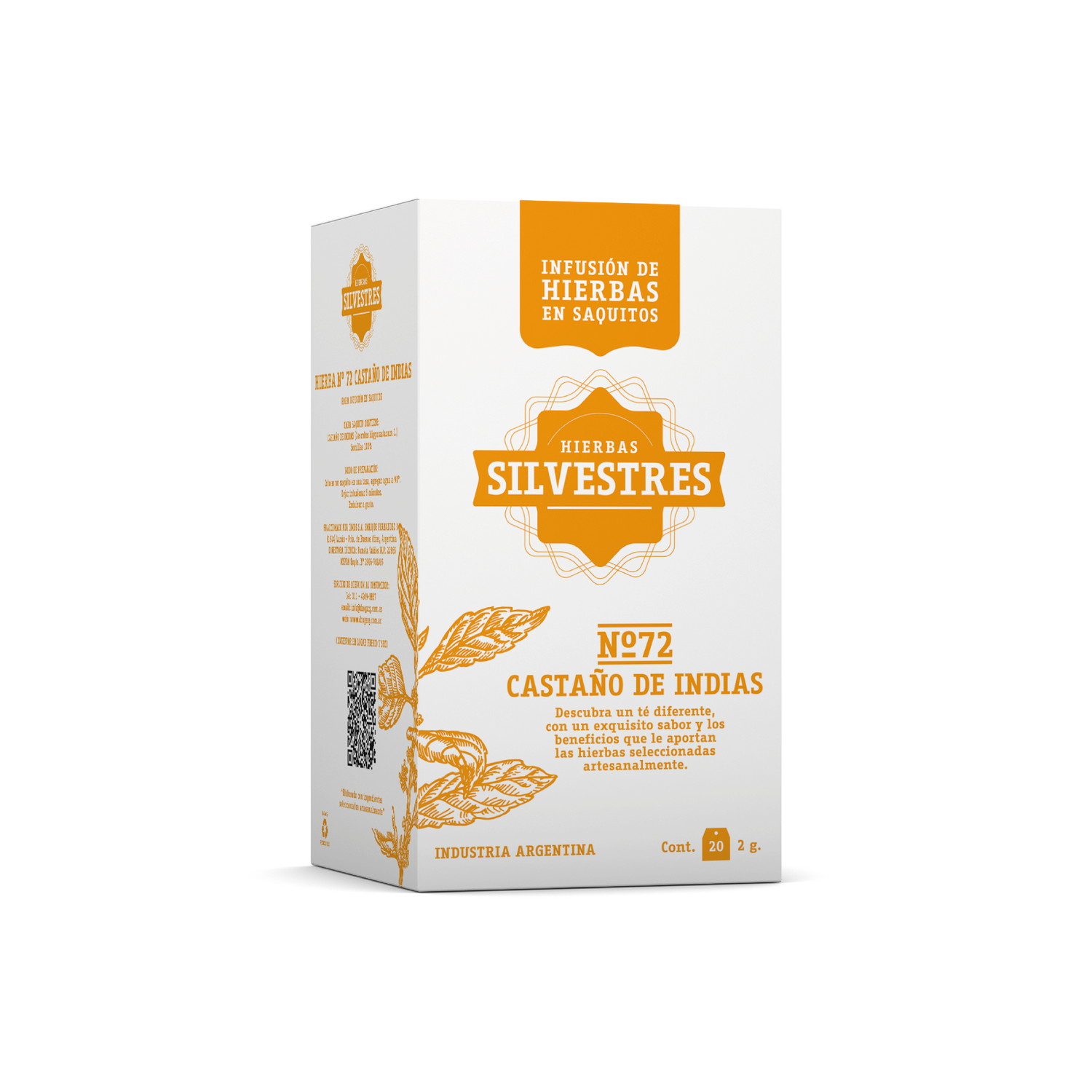 NUEVA IMAGEN | CASTAÑO DE INDIAS X 20 SAQUITOS HIERBAS SILVESTRES
