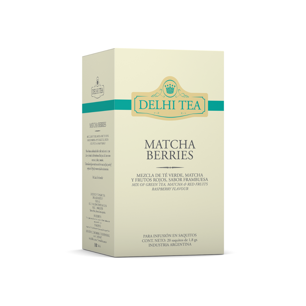 MATCHA BERRIES  X 20 SAQUITOS DELHI TEA