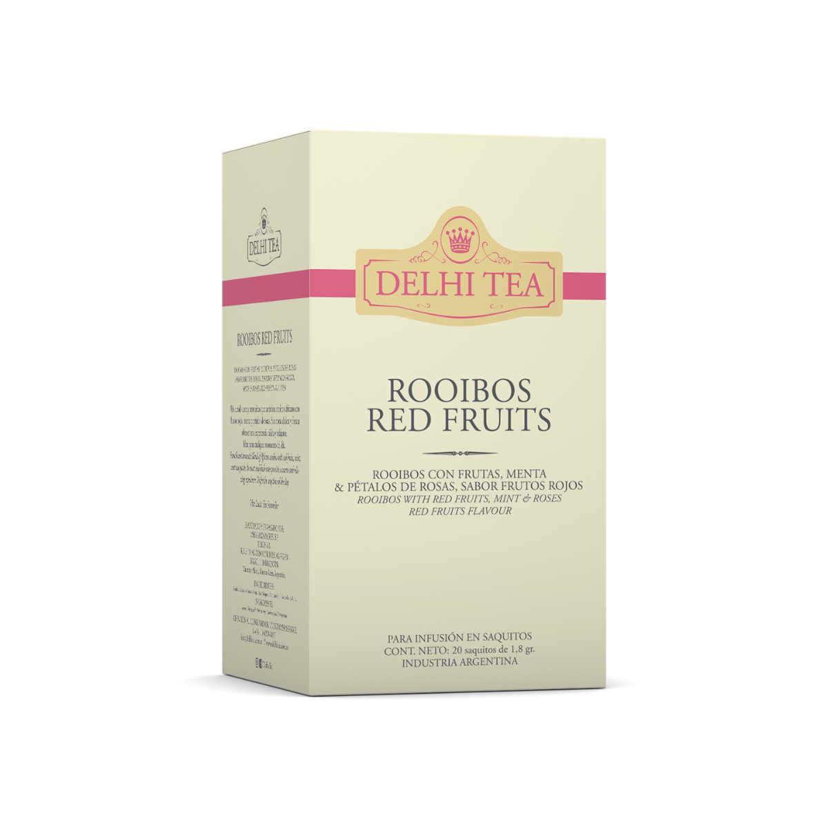 ROOIBOS RED FRUITS  X 20 SAQUITOS DELHI TEA