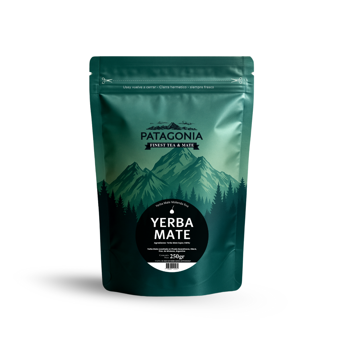 MATE MOLIENDA FINA DOYPACK X 250 G PATAGONIA