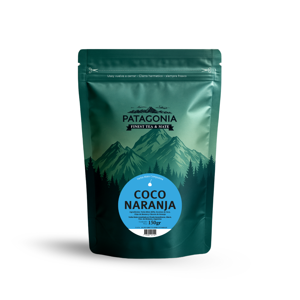 MATE COCO NARANJA DOYPACK X 150 G PATAGONIA