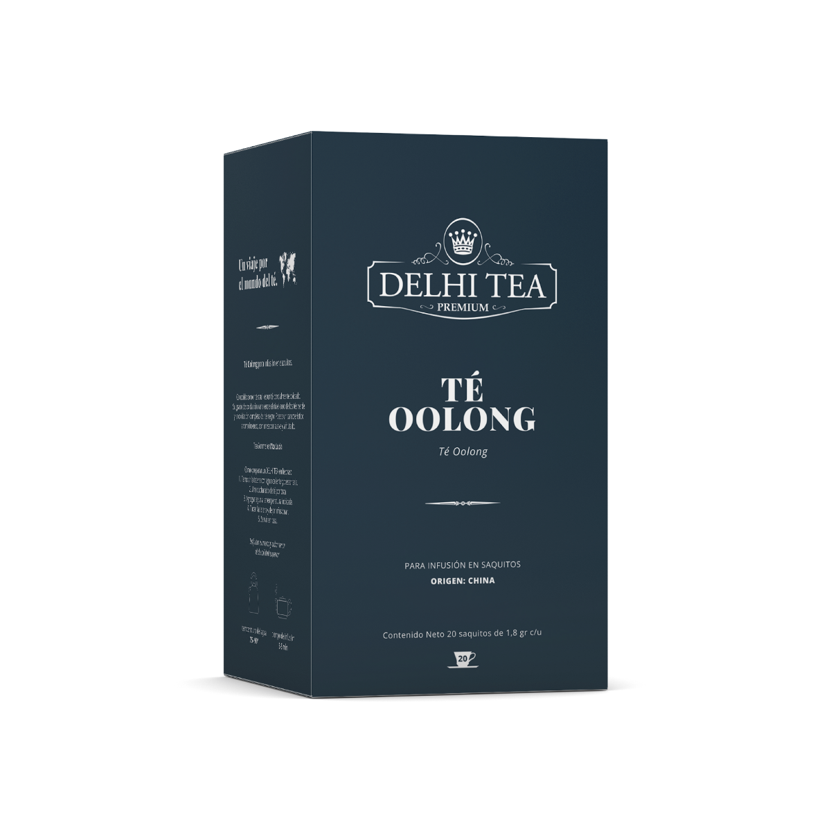 TE AZUL OOLONG X 20 SAQUITOS DELHI TEA